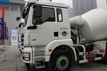 Tops of Cement Mixer Truck