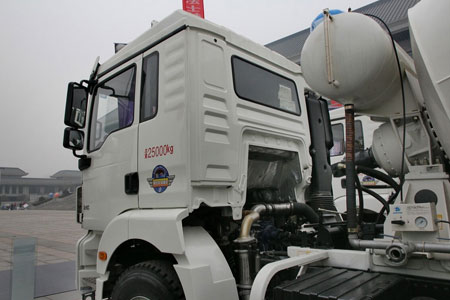 Tops of Cement Mixer Truck