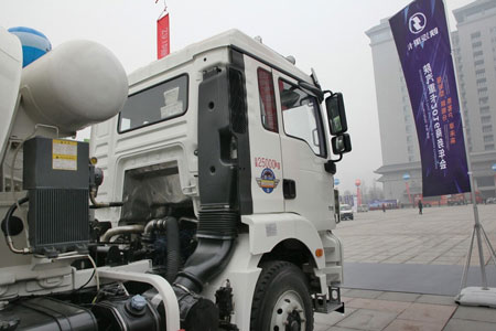 Tops of Cement Mixer Truck