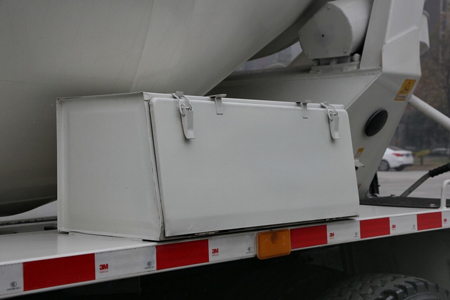 Tops of Cement Mixer Truck