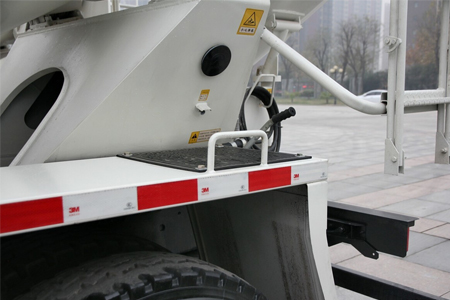 Tops of Cement Mixer Truck