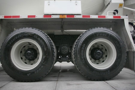 Underbody of Cement Mixer Truck